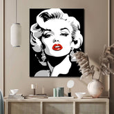 Painting by Numbers Marilyn Monroe Vector Portrait